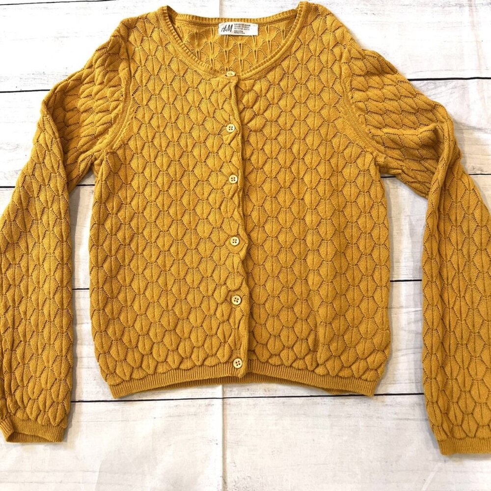 H&M Textured-knit Cardigan